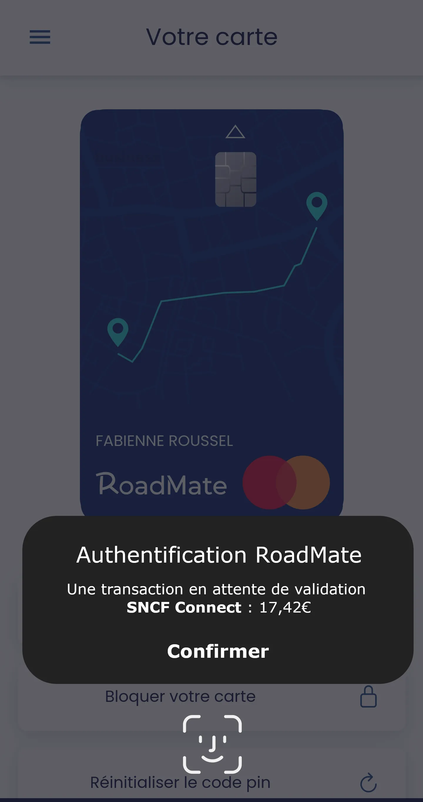 Grâce à la technologie SCA, la carte RoadMate propose une authentification forte pour garantir la sécurité des transactions et la protection des données personnelles.